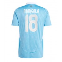 Camiseta Bélgica Orel Mangala #18 Visitante Equipación Eurocopa 2024 manga corta